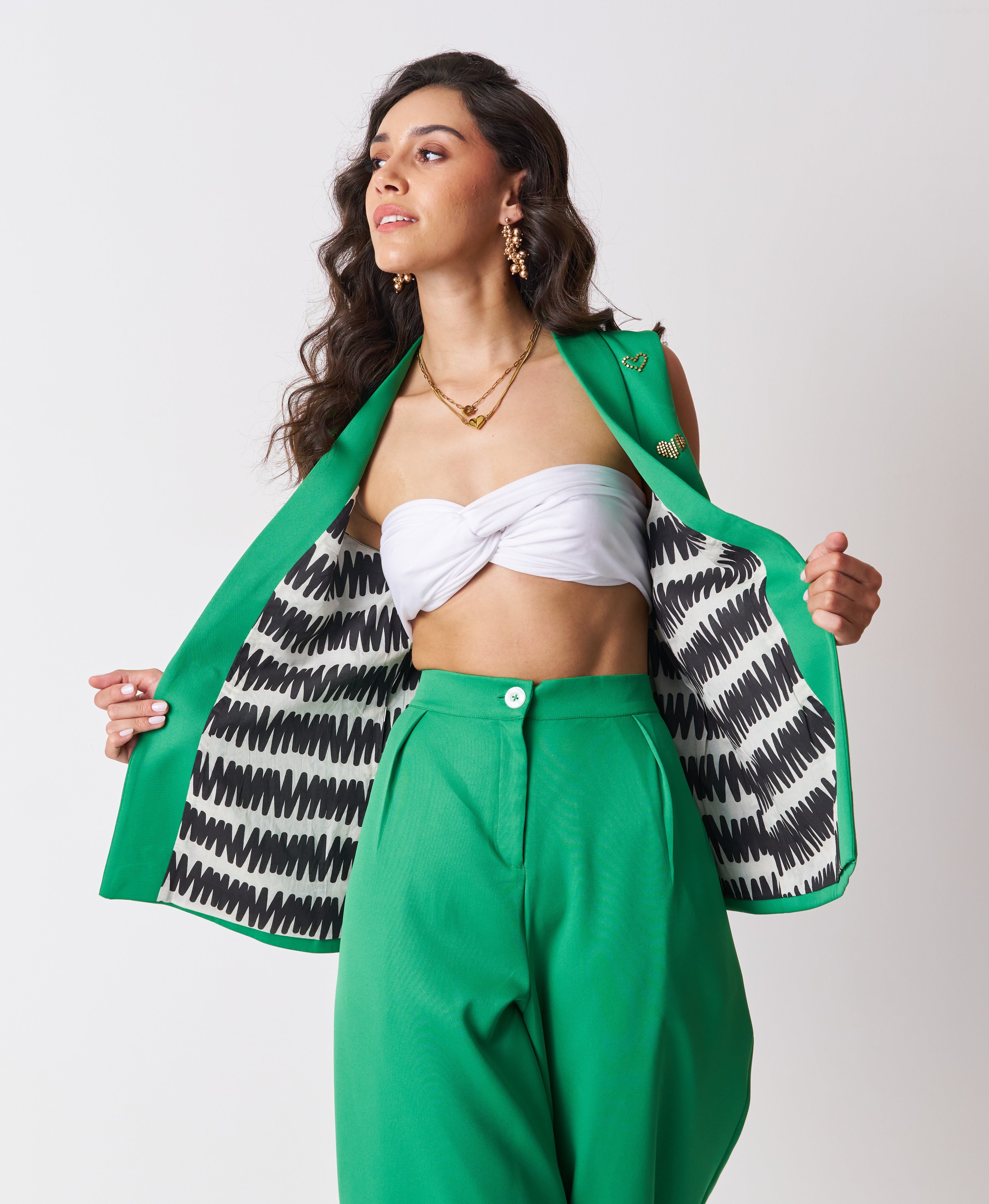 Matcha jacket and Pants set