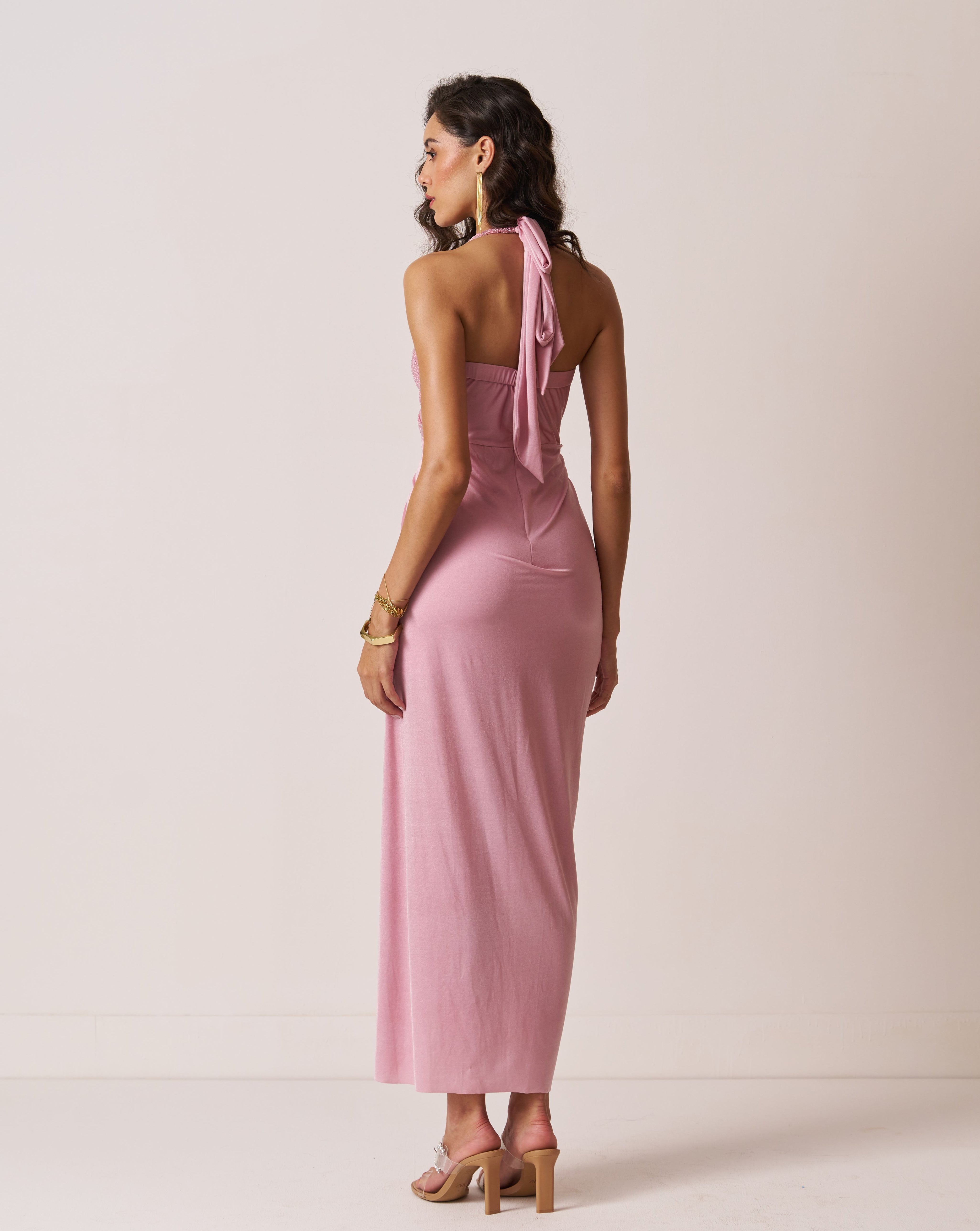 The Carrie drape dress