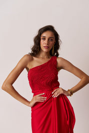 The Miranda wrap drape dress
